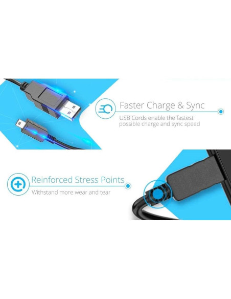 Cable USB 2.0 de 1.8m Silverline Audio para Numark DJ Cable USB 2.0 de 1.8m Silverline Audio para Numark DJ