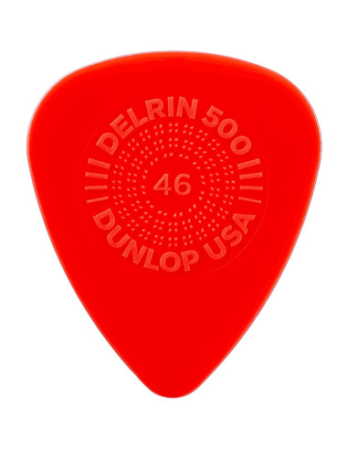 Púas de Guitarra Jim Dunlop Delrin 500 Prime Grip 0.46mm