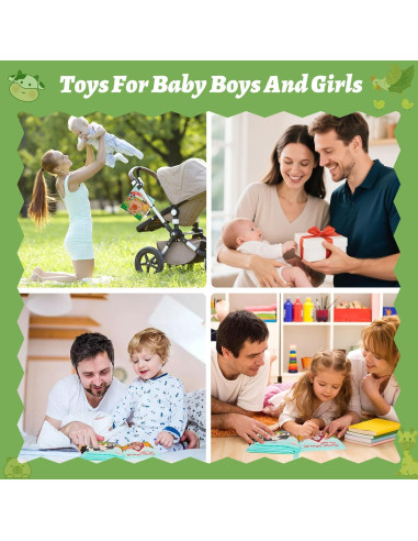 Libro Suave Montessori para Bebés 0-12 Meses - TSYAN