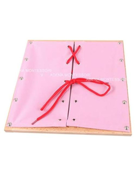 Marco de Vestir Montessori YunHe - Enhebrado 31.5x30cm Marco de Vestir Montessori YunHe - Enhebrado 31.5x30cm