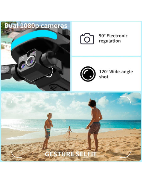 Dron Mini OBEST P14 con Cámara 4K, Plegable y WiFi Dron Mini OBEST P14 con Cámara 4K, Plegable y WiFi