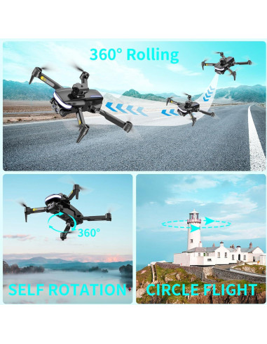 Dron Mini OBEST P14 con Cámara 4K, Plegable y WiFi