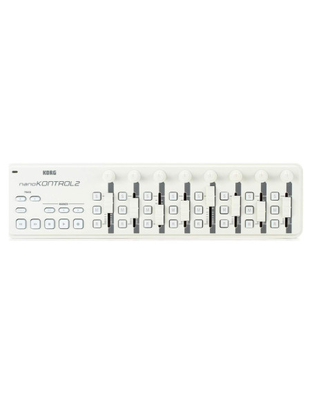 Controlador MIDI Korg nanoKONTROL2 Blanco USB 8 Canales Controlador MIDI Korg nanoKONTROL2 Blanco USB 8 Canales