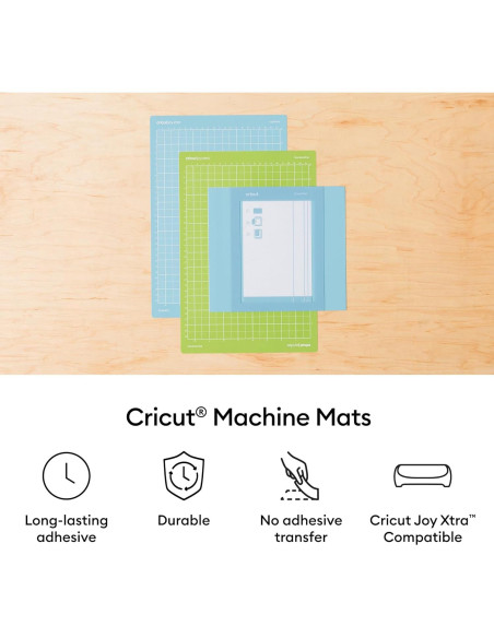 Paquete de 4 Alfombrillas de Corte LightGrip Cricut Joy Xtra 21.6x30.5cm Paquete de 4 Alfombrillas de Corte LightGrip Cricut Joy Xtra 21.6x30.5cm