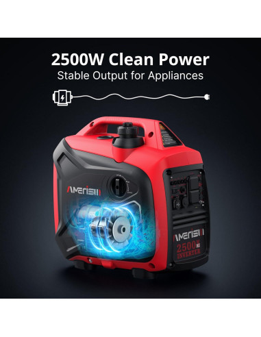 Generador Inversor Portátil Amerisun AM5020C 2500W Gasolina
