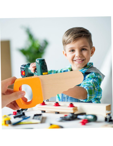 Set de Herramientas de Madera VANZACK para Niños - 4 Piezas