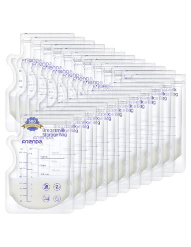 Bolsas de Almacenamiento de Leche Materna Woanger 500 ml Doble Sellado