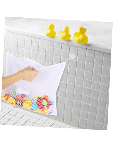 Kisangel 5 Bolsas de Malla para Almacenamiento de Juguetes de Baño Kisangel 5 Bolsas de Malla para Almacenamiento de Juguetes de Baño