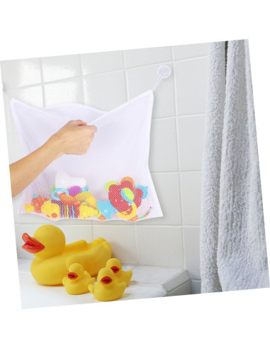 Kisangel 5 Bolsas de Malla para Almacenamiento de Juguetes de Baño