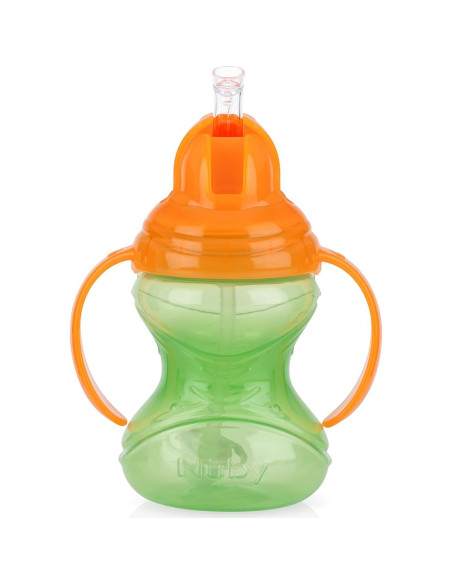 Taza Nuby No-Spill Flip N' Sip 226.8 ml Multicolor Taza Nuby No-Spill Flip N' Sip 226.8 ml Multicolor