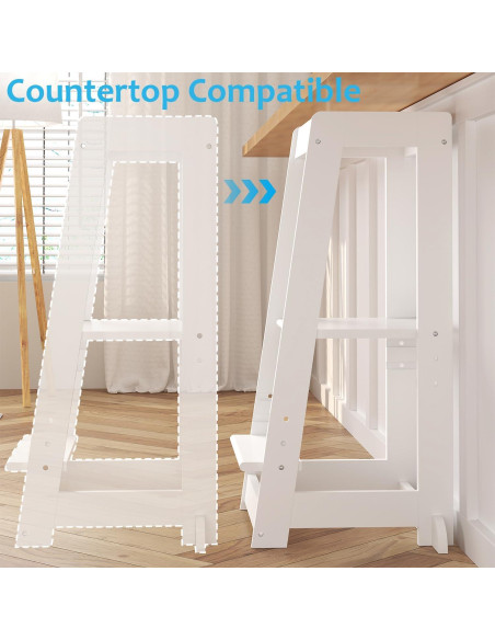 Torre de Aprendizaje Ajustable SWINSKUAD - Taburete de Cocina para Niños Torre de Aprendizaje Ajustable SWINSKUAD - Taburete de Cocina para Niños