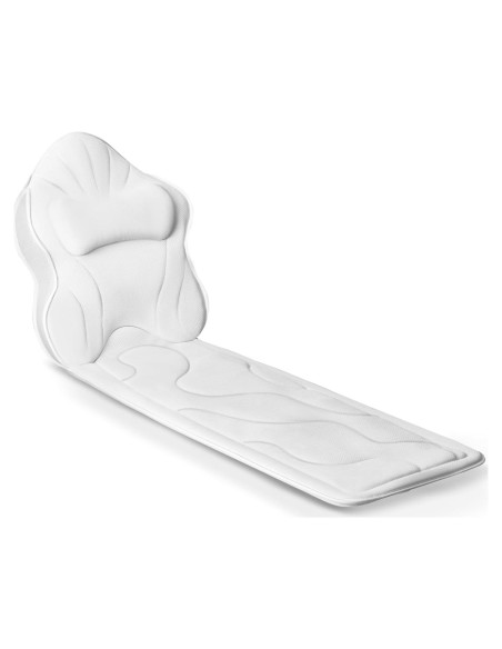 Almohadón de Baño Completo Poemland Blanco Antideslizante Almohadón de Baño Completo Poemland Blanco Antideslizante