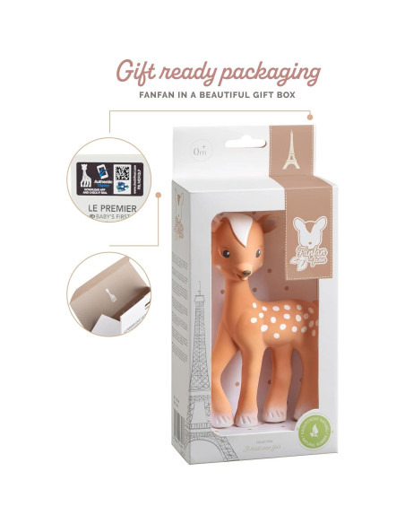 Mordedor Fanfan The Fawn Sophie la girafe - Caucho natural Mordedor Fanfan The Fawn Sophie la girafe - Caucho natural