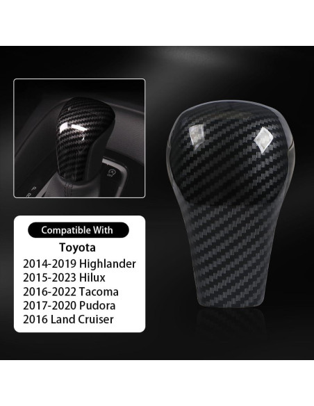 Cubierta pomo cambio Toyota Tacoma Hilux Land Cruiser Cubierta pomo cambio Toyota Tacoma Hilux Land Cruiser