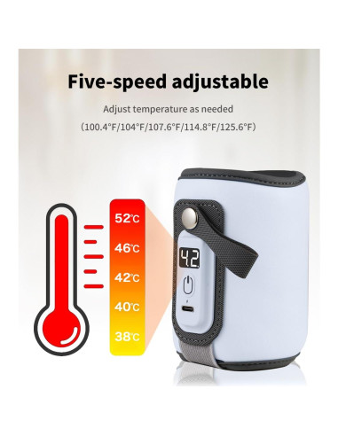 Calentador de Botellas Chonomai USB 18W con Control de Temperatura