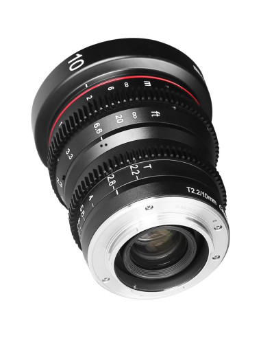 Lente Cine Meike 10mm T2.2 APS-C para Fujifilm Montura X