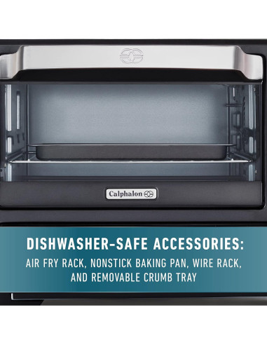 Horno Tostador Doble Calphalon Performance 12-en-1 Acero Inoxidable