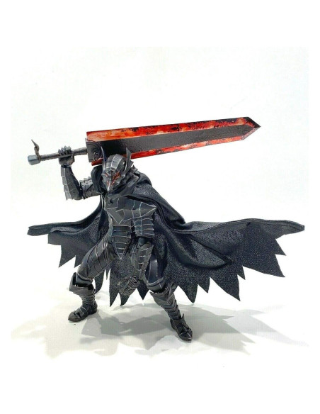 Capa Negra con Alambre FIGLot 1/12 para Figuras de Guts Berserk Capa Negra con Alambre FIGLot 1/12 para Figuras de Guts Berserk