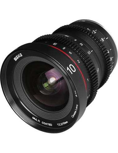 Lente Cine Meike 10mm T2.2 APS-C para Fujifilm Montura X