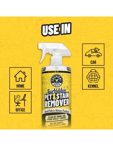 Removedor de Manchas de Mascotas Furbidden Chemical Guys 946 ml Removedor de Manchas de Mascotas Furbidden Chemical Guys 946 ml