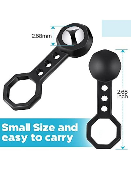 Buscador de Vigas Dreyoo 2 Pcs Magnético 15.42 kg Negro Buscador de Vigas Dreyoo 2 Pcs Magnético 15.42 kg Negro