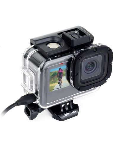 Funda Esqueleto SOONSUN para GoPro Hero 9-13 Negra con Puerta Lateral