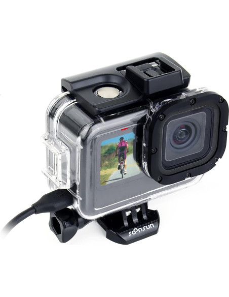 Funda Esqueleto SOONSUN para GoPro Hero 9-13 Negra con Puerta Lateral Funda Esqueleto SOONSUN para GoPro Hero 9-13 Negra con Puerta Lateral