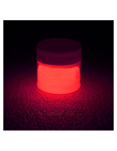 Pintura Acrílica GLO Effex 0.5 Oz Brilla en la Oscuridad Rojo