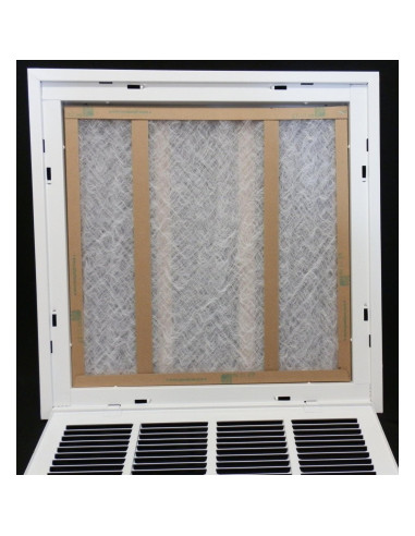 Rejilla de Filtro de Aire de Retorno 30x30 Acero HVAC Premium