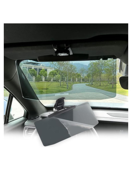 Extensor de Visera Solar Aokdom para Coche 32x15cm Antirreflejo Extensor de Visera Solar Aokdom para Coche 32x15cm Antirreflejo