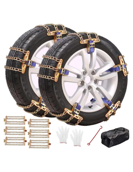 Cadenas Antideslizantes para Neumáticos Unilove - Mediano 195-225mm Cadenas Antideslizantes para Neumáticos Unilove - Mediano 195-225mm