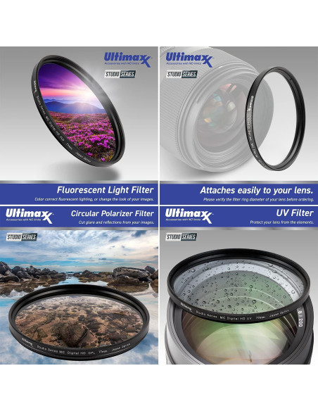 Lente Telefoto Manual Ultimaxx 420-800mm f/8.3-16 para Canon