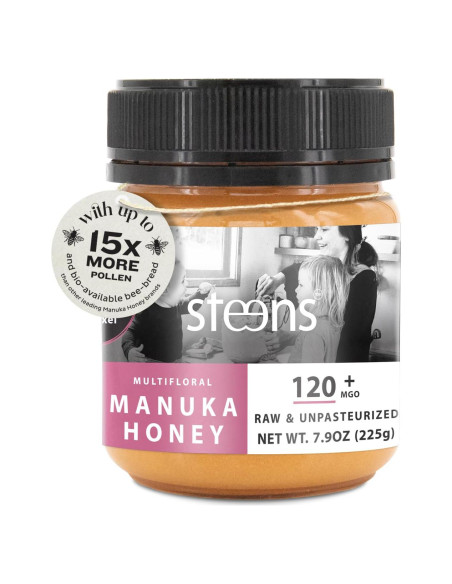 Miel Manuka Cruda Steens MGO 120+ 223.6 g - Natural de Nueva Zelanda Miel Manuka Cruda Steens MGO 120+ 223.6 g - Natural de Nueva Zelanda