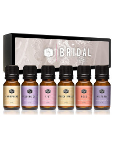 Juego de Aceites Aromáticos P&J Trading para Velas y Jabón - 6x10ml