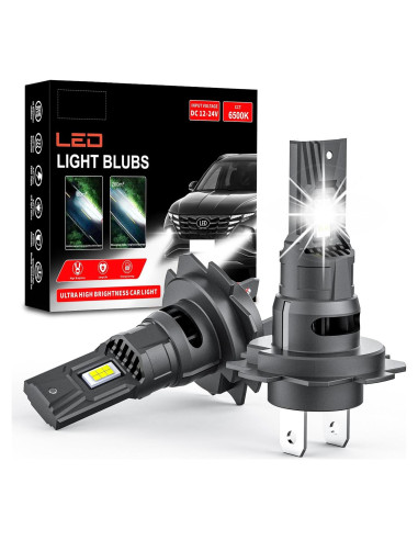 Bombillas LED H7 Behanluva 32000LM 6500K Luz Fría - 2 Pzs