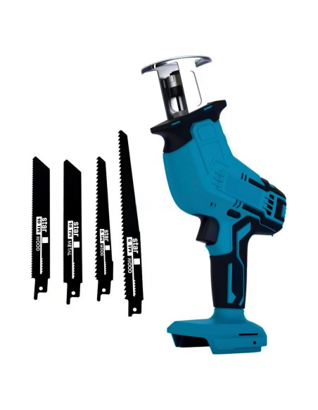 Sierra Recíproca Inalámbrica Yangtzone 18V 0-3000 RPM Azul Sierra Recíproca Inalámbrica Yangtzone 18V 0-3000 RPM Azul