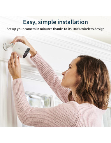 Cámara de Seguridad Arlo Essential VMC2230 - Inalámbrica 1080p
