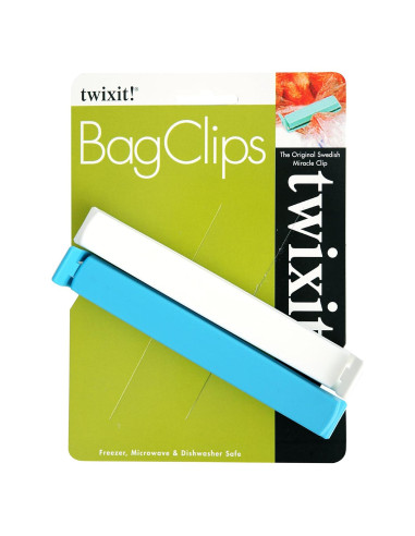 Clips de Bolsa Reutilizables Linden Suecia 2 Super 16.5x10.8 cm