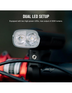 Luz LED Recargable para Bicicleta OLIGHT RN 2000 2000 Lúmenes 2