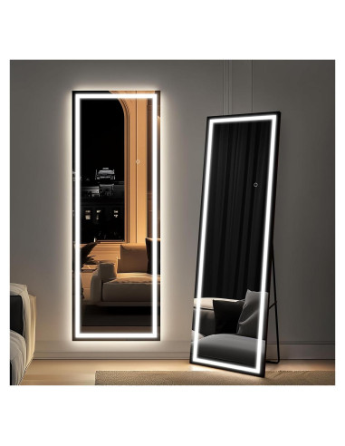 Espejo de Cuerpo Entero LED Kosmonia 170x60 cm Sin Marco