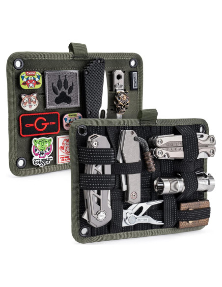 Tablero Organizador TACTICAL GEEK TCM Verde 21.5x16.4cm Tablero Organizador TACTICAL GEEK TCM Verde 21.5x16.4cm