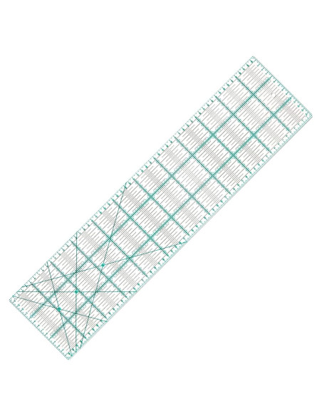 Regla de Acolchado Acrílica 15x60cm Antideslizante MANUFORE Regla de Acolchado Acrílica 15x60cm Antideslizante MANUFORE