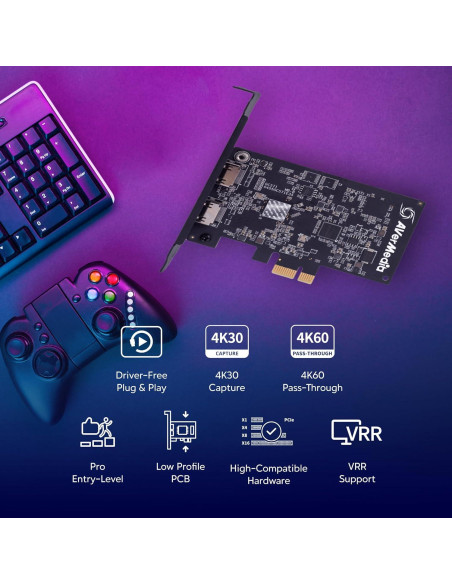 Tarjeta de Captura HDMI AVerMedia GC571 4K60 Ultra HD Tarjeta de Captura HDMI AVerMedia GC571 4K60 Ultra HD