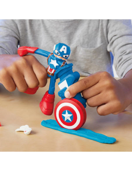 Set de Aventura de Héroes Marvel Play-Doh con 3 Figuras Set de Aventura de Héroes Marvel Play-Doh con 3 Figuras