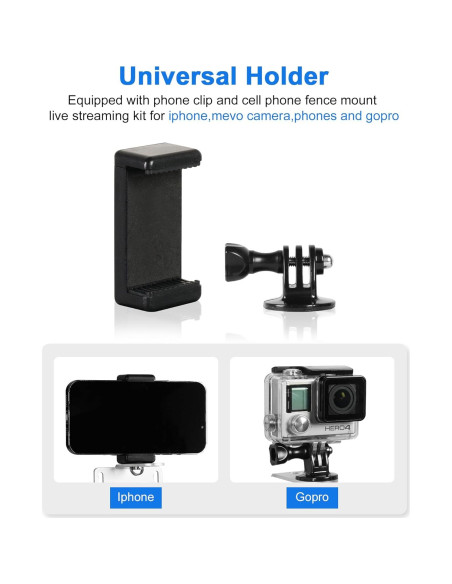 Kit de Montaje en Cerca Selens para Teléfonos y Cámaras Kit de Montaje en Cerca Selens para Teléfonos y Cámaras