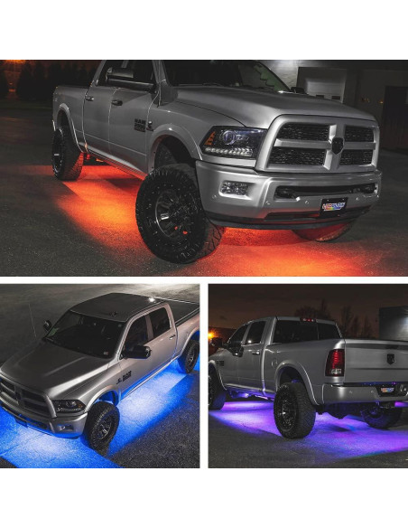 Kit de Iluminación LEDGlow Bajo Carrocería 6 Piezas Multicolor Kit de Iluminación LEDGlow Bajo Carrocería 6 Piezas Multicolor