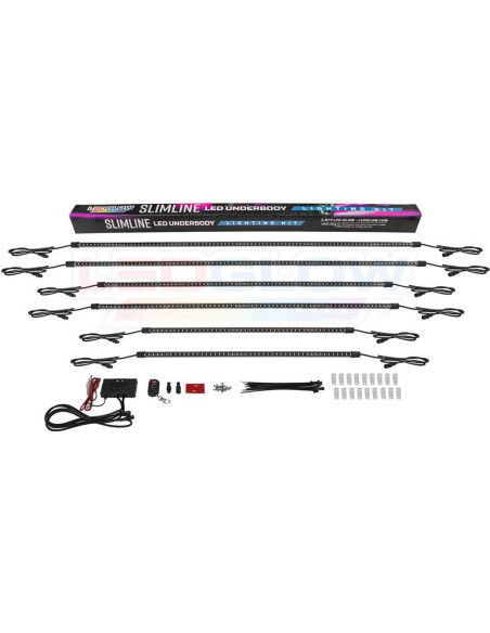 Kit de Iluminación LEDGlow Bajo Carrocería 6 Piezas Multicolor Kit de Iluminación LEDGlow Bajo Carrocería 6 Piezas Multicolor
