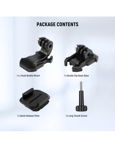 Kit Adaptador Montaje Correa Mochila NEEWER para GoPro y DJI