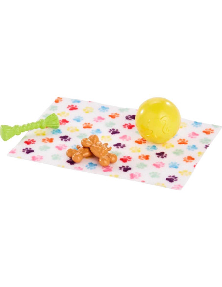 Juego Interactivo de Perrito Barbie con Cama y 11 Accesorios Juego Interactivo de Perrito Barbie con Cama y 11 Accesorios