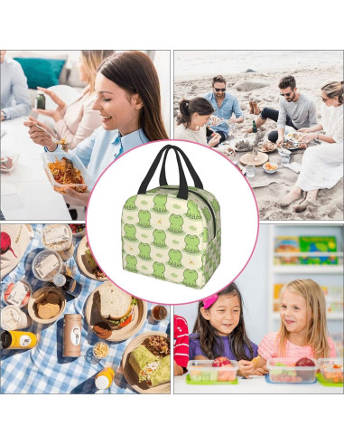 Bolsa Térmica Carati Sapo Animal 5.6L Impermeable para Almuerzo